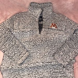 U of Minnesota Fuzzy Quarter Zip